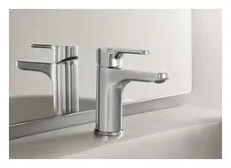 Grifo monomando de lavabo con caño mezzo de 15,3 cm con acabado cromado L20 Roca - Vista 2