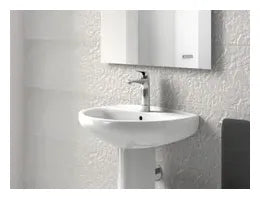 Grifo monomando de lavabo con caño mezzo plus de 14,2 cm con con acabado cromado Atlas Roca - Vista 2