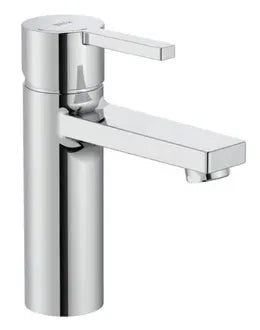 Grifo monomando de lavabo con cuerpo liso de 12,3 cm con acabado cromado Naia Roca - Vista 1