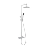 Barra doccia termostatica in acciaio inox con finitura bianco opaco Art di Imex