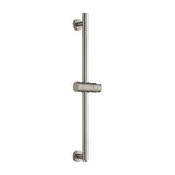 SLIDING SHOWER HANDLE SUPPORT ROD ROUND ADUR WITH WATER INLET BRUSHED NICKEL