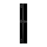 SLIDING SHOWER HANDLE SUPPORT BAR ROUND ADUR MATTE BLACK
