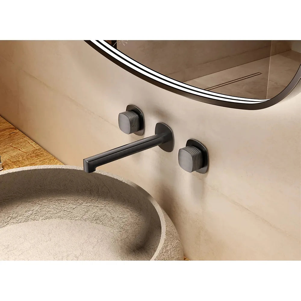 Plano o detalle técnico de Bimando empotrado lavabo Firenze cromo Imex