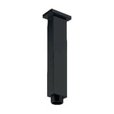 Ceiling shower arm brass with matte black finish, Imex