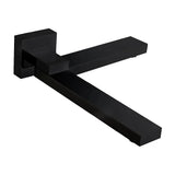 Imex Foldable Bathtub Spout Matte Black - Minimalist