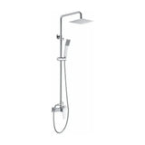 Modern shower column with chrome finish and telescopic bar Art by Imex
