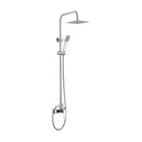 Shower column with modern design, extendable and chrome finish Bali by Imex
