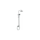 Extendable shower column 90 to 140 cm stainless steel with round showerhead Imex