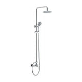 Colonna doccia estensibile 95-137 cm in acciaio inox con soffione rotondo Roma di Imex