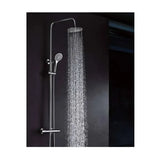 Thermostatic shower column with modern chrome finish and contemporary design Creta by Imex