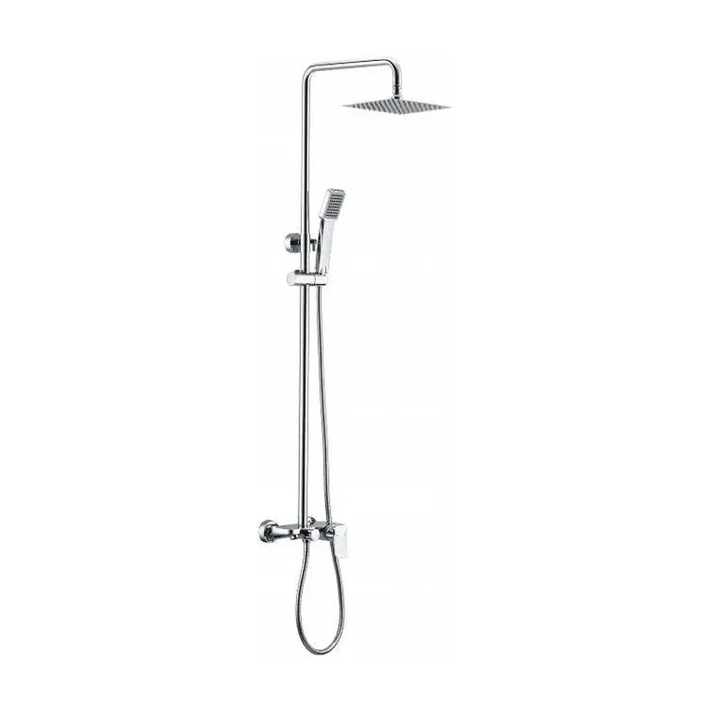 Columna de ducha y bañera de diseño minimalista fabricada en acero inoxidable Liverpool de Imex Imex