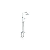 Extendable shower column with modern chrome and white finish ELBA Imex