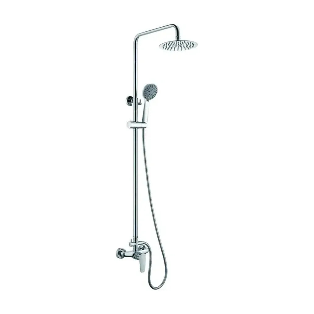 Columna extensible para ducha con un diseño moderno de acabado cromado Teide de Imex Imex