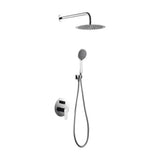 Concealed single lever shower set stainless steel and chrome plated brass Belgica by Imex