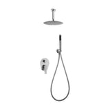 Imex Delos Concealed Single-Lever Stainless Steel Shower Set Satin Finish
