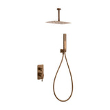 Ensemble de douche monocommande encastré Arezzo Imex Or rose brossé