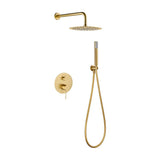 Conjunto Ducha Monomando Empotrado Bless Imex Dourado escovado