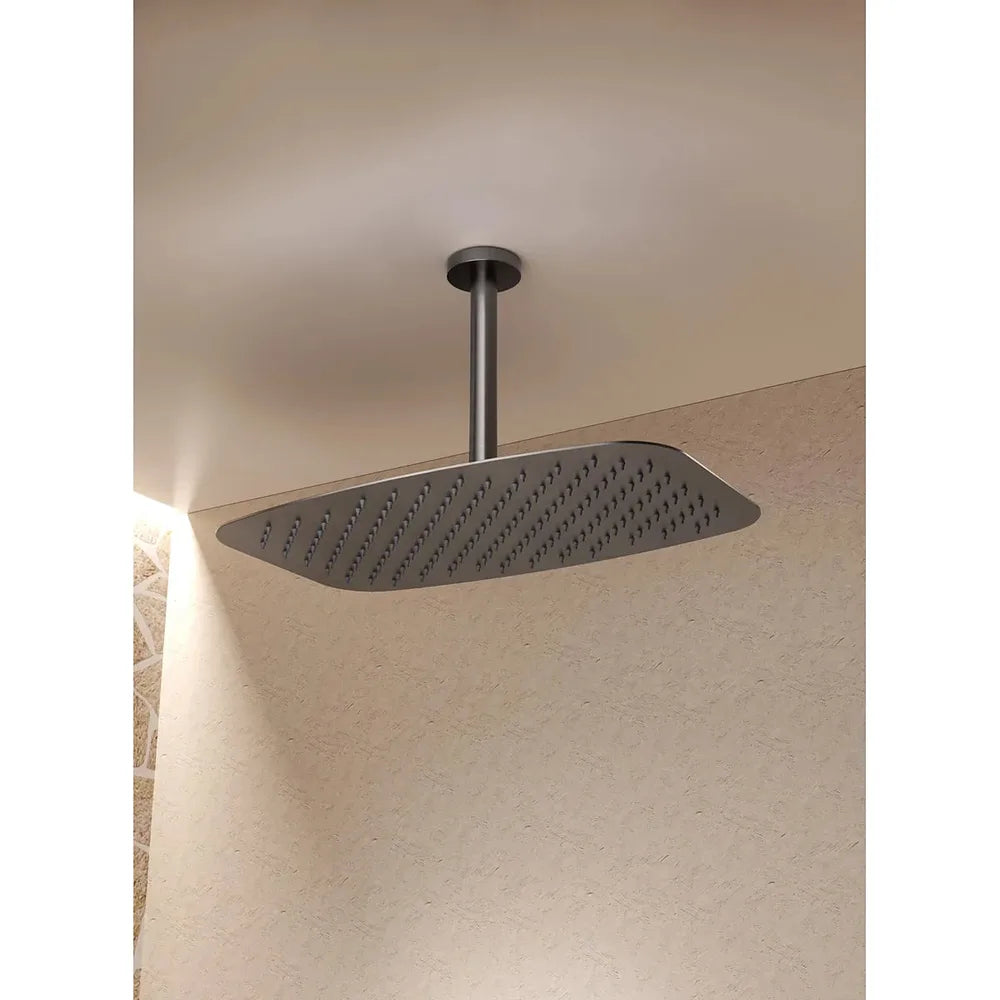 Plano o detalle técnico de Conjunto Ducha Monomando Empotrado Sassari Oro Rosa Cepillado Imex (vista 4)