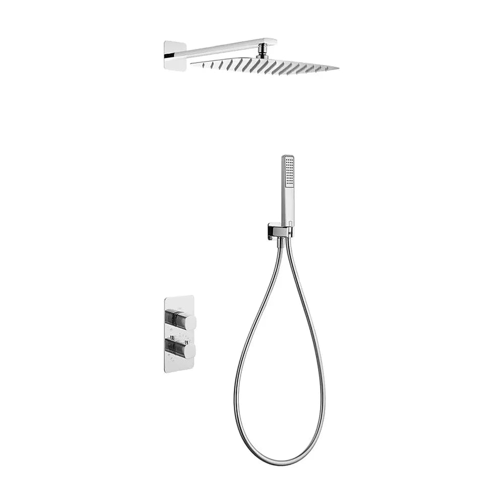 Conjunto ducha termostático empotrado Firenze cromo Imex Imex