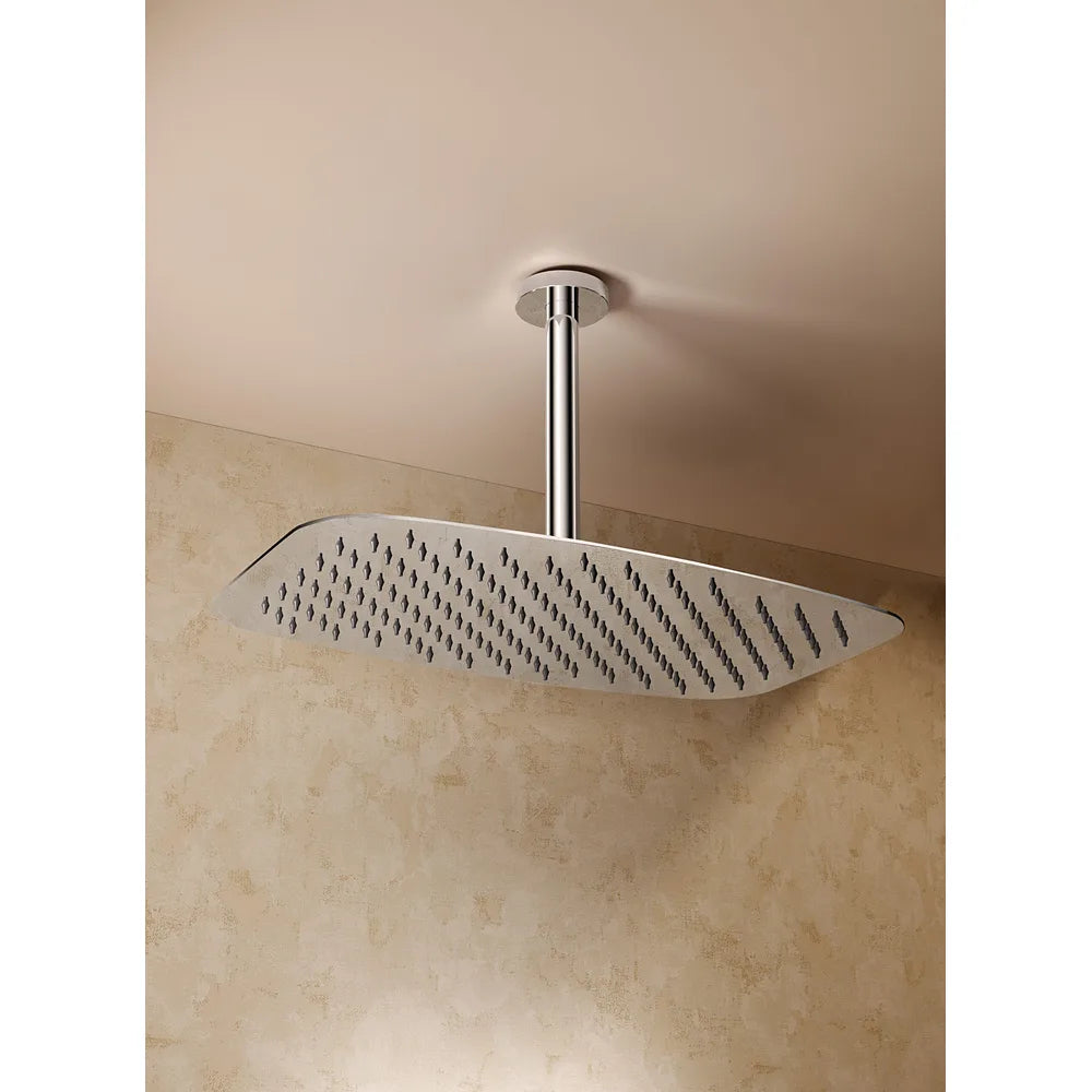 Plano o detalle técnico de Conjunto ducha termostático empotrado Arezzo negro mate Imex (vista 4)