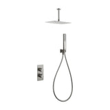 BRUSHED NICKEL AREZZO THERMOSTATIC SHOWER SET RECESSED