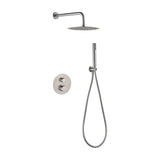 IMEX BLESS BRUSHED NICKEL THERMOSTATIC SHOWER SET BUILT-IN