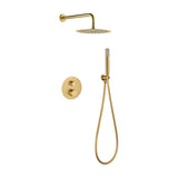 Set doccia termostatico incasso Bless oro spazzolato Imex