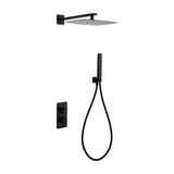 ENSEMBLE DOUCHE THERMOSTATIQUE ENCASTRÉ FIRENZE NOIR MAT