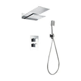 Brass shower faucet set with modern design Rodas by Imex