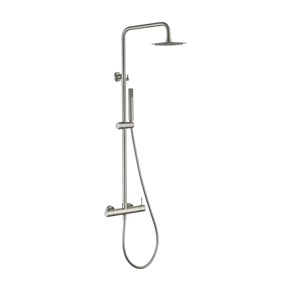 Ducha monomando Genova Níquel Cepillado Imex BDG053/NQ Imex