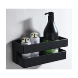 Bathroom shelf rectangular modern design black PVC by Imex
