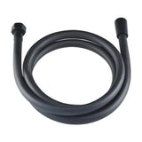 Shower hose 150 cm black PVC Imex
