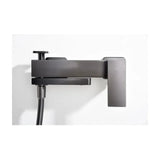 Rubinetteria monocomando per vasca e doccia in ottone con finitura nero metallizzato Pisa di Imex