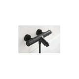 Torneira termostática para banheira e duche feita de latão com acabamento preto mate Eco-kent Imex