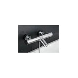 IMEX GENOVA BTG053-4 Mitigeur thermostatique bain-douche en laiton avec finition chromée