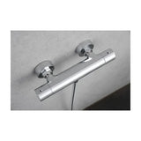 IMEX MONZA BTM039-5 torneira de duche termostática com manípulo e mangueira em latão com acabamento cromado monza