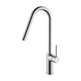 Grifo de cocina monomando de caño alto fabricado en latón acabado cromado Kenia de Imex