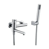 IMEX MILOS BDYS045-4 Mitigeur encastré pour baignoire avec finition chrome milos stick