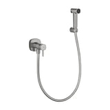 BRUSHED NICKEL TOSCANA BIDET WALL-MOUNT FAUCET