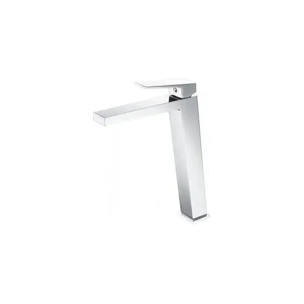 Grifo monomando de diseño alto para lavabo fabricado en latón de acabado cromado Art de Imex Imex