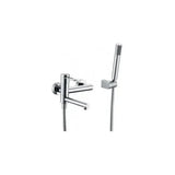 Wall mounted bathtub faucet single handle brass with chrome finish Milos by Imex