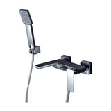 Single lever built in bathtub and shower faucet made of brass with chrome finish Fiyi by Imex