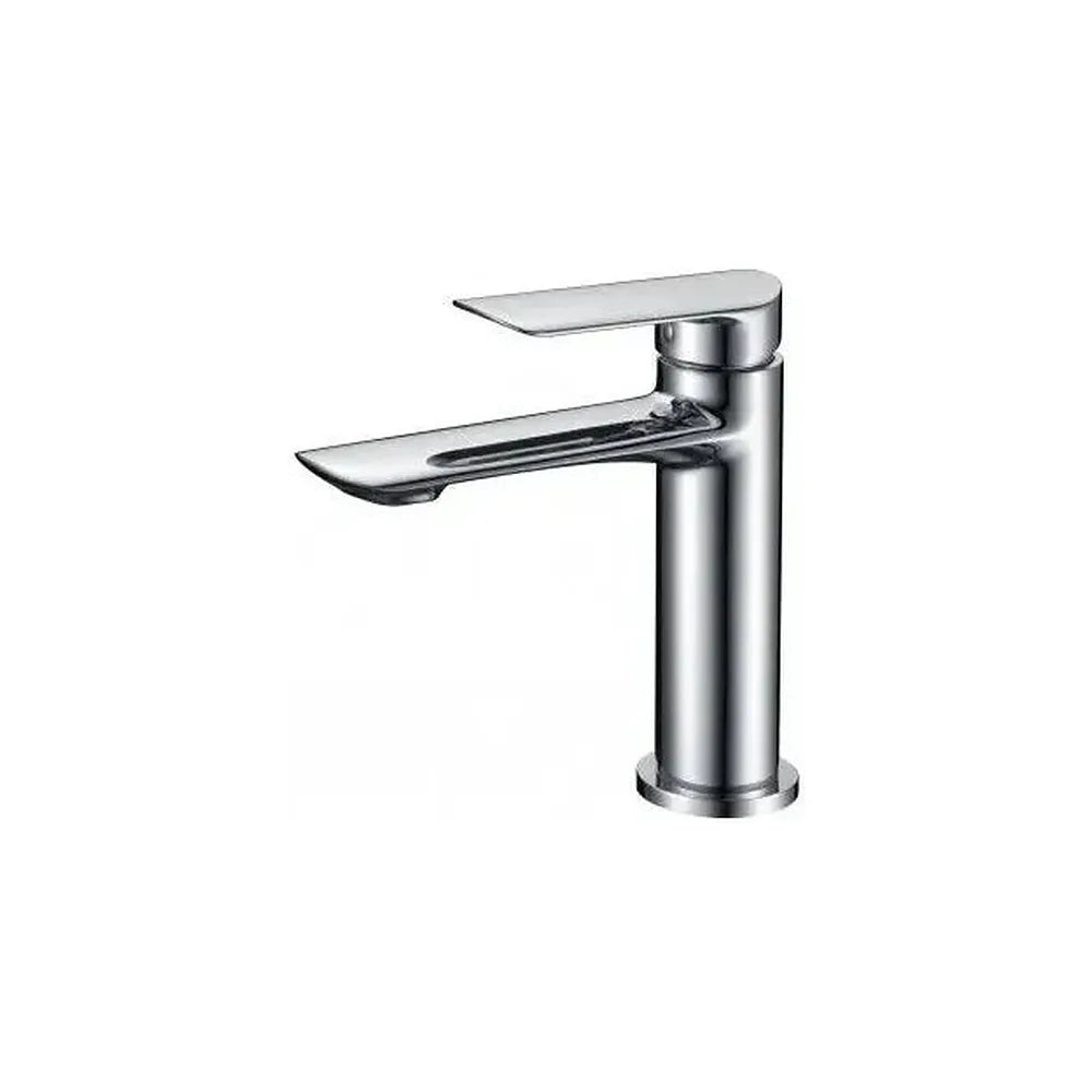 Grifo monomando para lavabo con un cartucho cerámico de acabado cromado Ural de Imex Imex