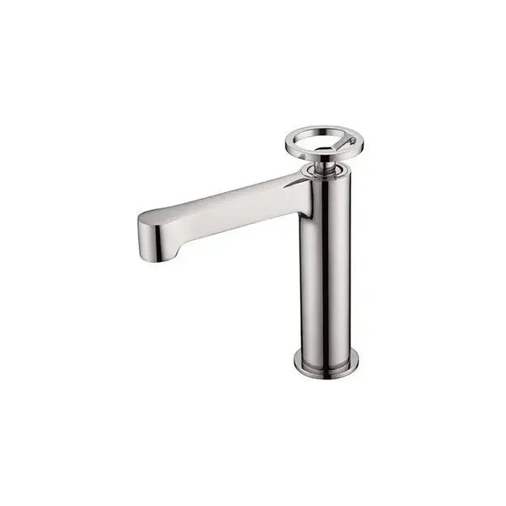 Grifo monomando para lavabo fabricado en latón con cierre cerámico de acabado cromado Olimpo de Imex Imex