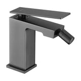 Rubinetto monocomando a incasso per bidet in ottone con finitura nero metallizzato Pisa di Imex