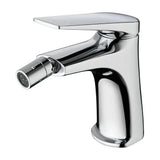 Bidet faucet single lever deck mounted chrome plated brass, Delos by Imex