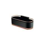 IMEX ANGA ADN008/NOR porte-savon frontal au design élégant en acier s304 avec finition noire et or rose anga
