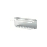 IMEX BETHARI ADT009/BL saboneteira frontal de design moderno em aço s304 com acabamento branco mate bethari