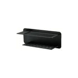 Front soap holder, modern design, S304 stainless steel, black matte finish, Bethari by Imex