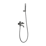 BATH/SHOWER MONOMIXER KIT GENOVA BLACK GUN METAL
